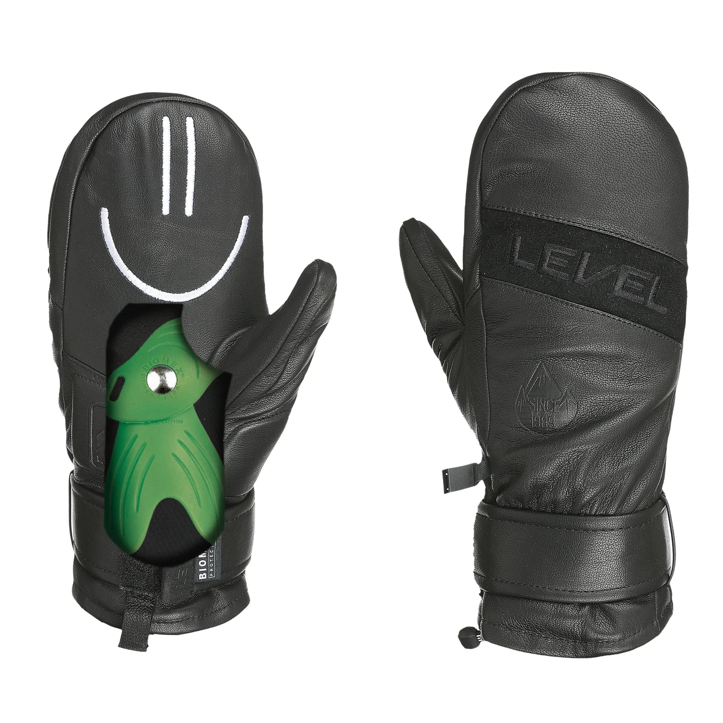 LEVEL Phantom Mitt Black Lines Snow Boutique