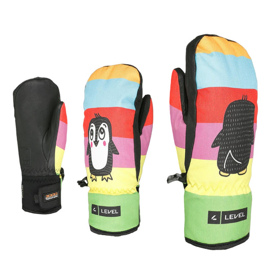 LEVEL Vertigo Mitt Teen PK Rainbow Lines Snow Boutique