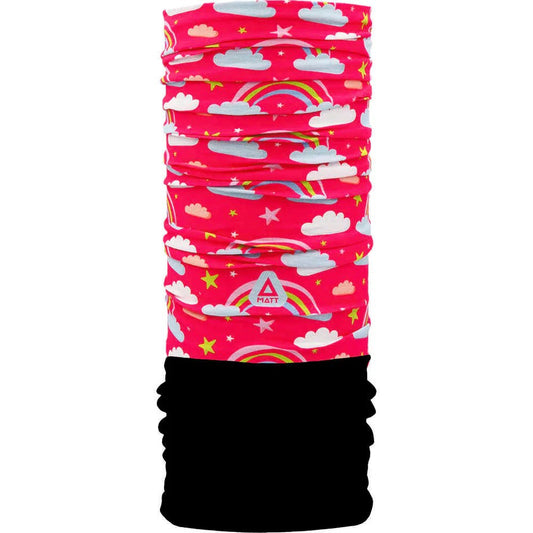 MATT Kids Scarf Polartec Coolmax Eco Rainbow Lines Snow Boutique