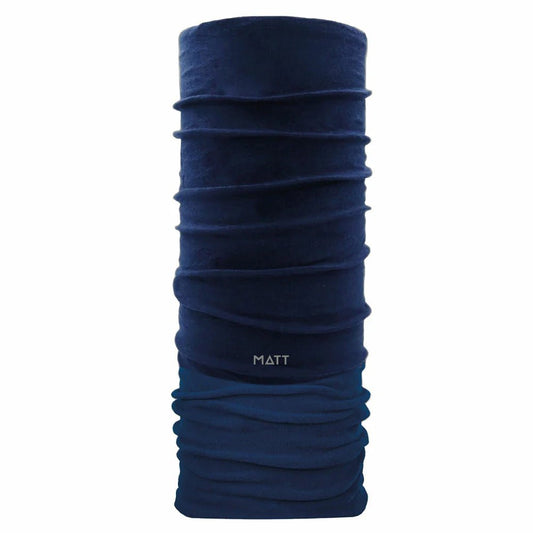 MATT Scarf Coolmax Polartec Dark Navy Lines Snow Boutique