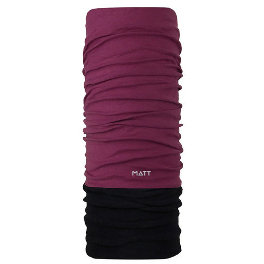 MATT Scarf Coolmax Polartec Dark Purple Lines Snow Boutique