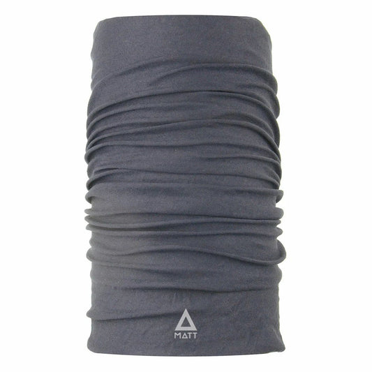 MATT Wool Scarf Anthracite Lines Snow Boutique