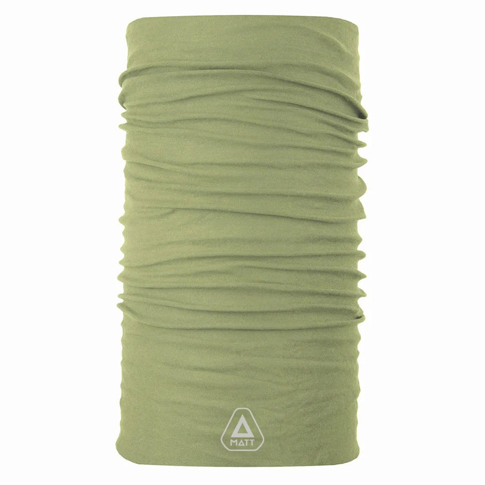 MATT Wool Scarf Apple Green Lines Snow Boutique