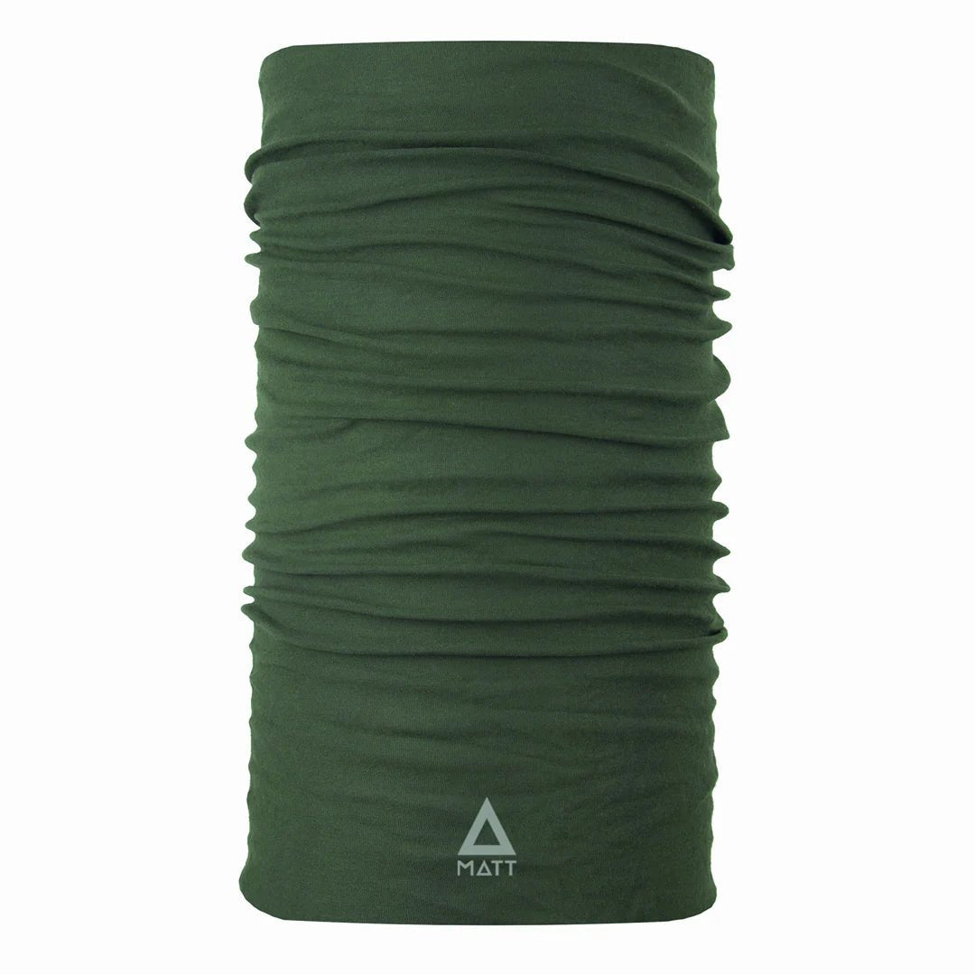 MATT Wool Scarf Khaki Lines Snow Boutique