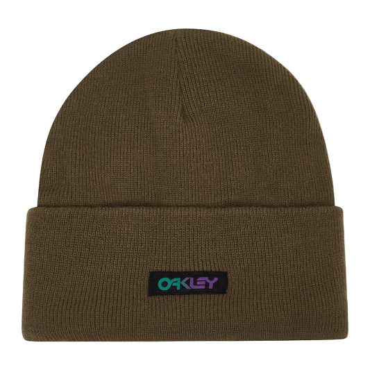 OAKLEY B1B Gradient Patch Beanie Army Green Lines Snow Boutique