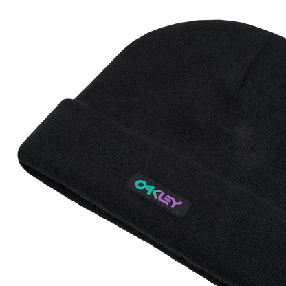 OAKLEY B1B Gradient Patch Beanie Blackout Lines Snow Boutique