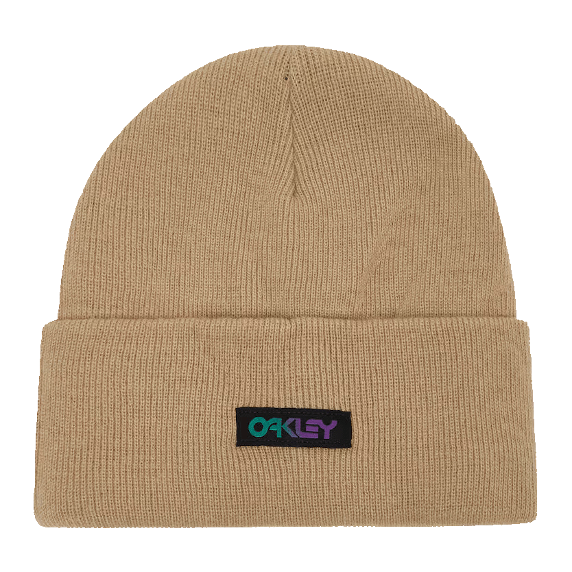 OAKLEY B1B Gradient Patch Beanie Pebble Lines Snow Boutique