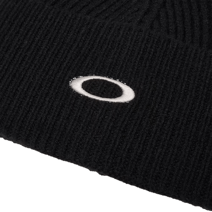 OAKLEY Ellipse Ribbed Beanie Blackout Lines Snow Boutique