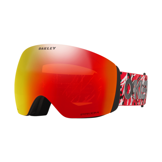 OAKLEY Flight Deck L Red Eddie Prizm Snow Torch Iridium Lines Snow Boutique