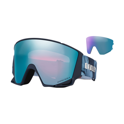 OAKLEY Flow Scape L Aleksander Kilde Signature Prizm Sapphire & Iced Iridium - Lines Snow Boutique