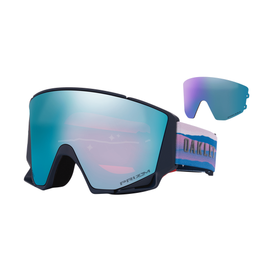 OAKLEY Flow Scape M Mikeala Shiffrin Signature Prizm Sapphire & Iced Iridium Lines Snow Boutique