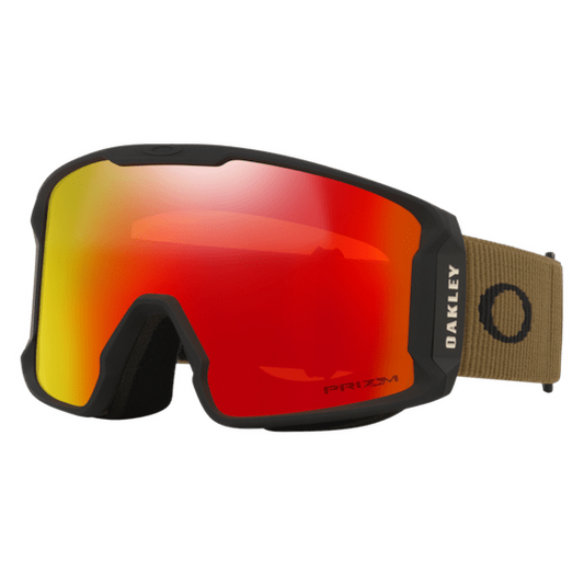 OAKLEY Line Miner L Army Green Cord Prizm Snow Torch Iridium Lines Snow Boutique