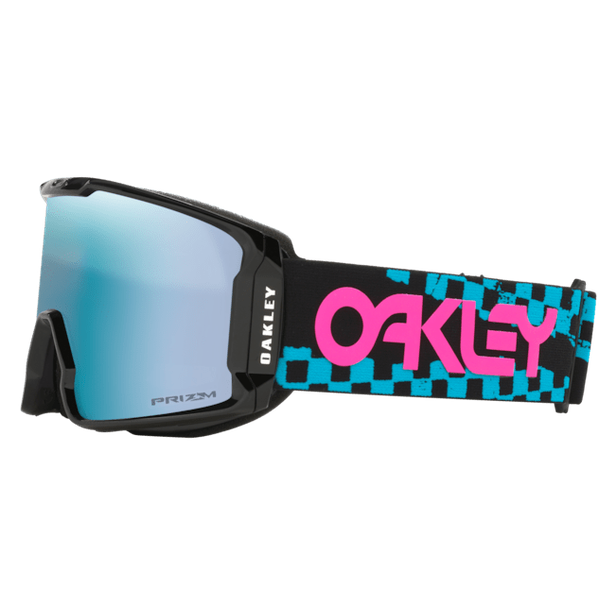 OAKLEY Line Miner L Chex Black Prizm Sapphire Iridium Lines Snow Boutique