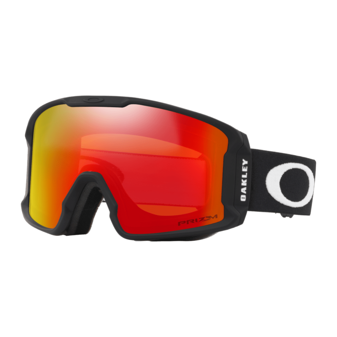 OAKLEY Line Miner M Matte Black Prizm Snow Torch Iridium Lines Snow Boutique