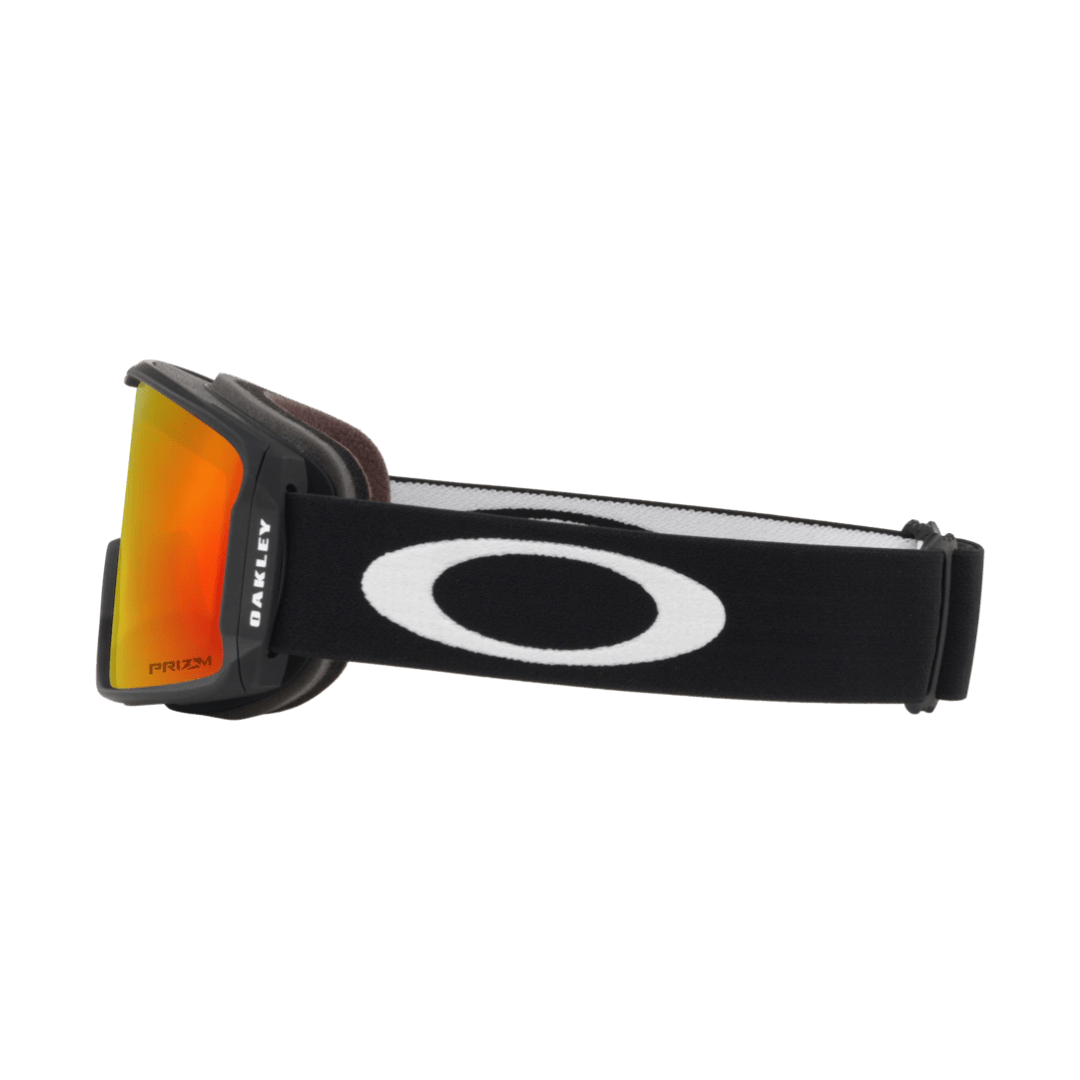 OAKLEY Line Miner M Matte Black Prizm Snow Torch Iridium Lines Snow Boutique