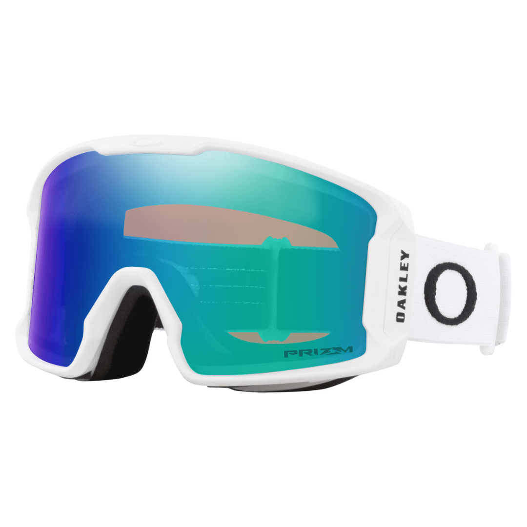 OAKLEY Line Miner M Matte White Prizm Snow Argon Iridium Lines Snow Boutique