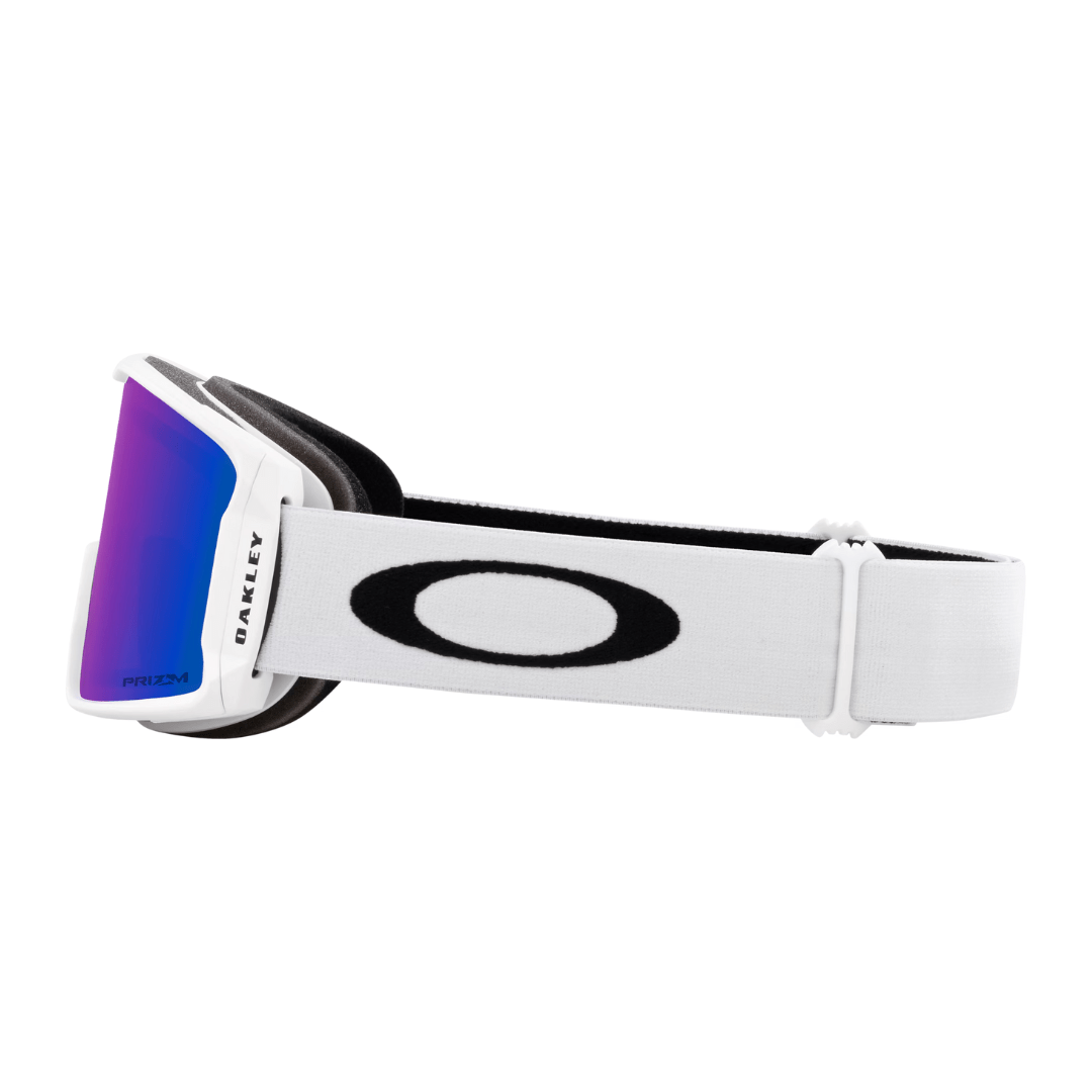 OAKLEY Line Miner M Matte White Prizm Snow Argon Iridium Lines Snow Boutique
