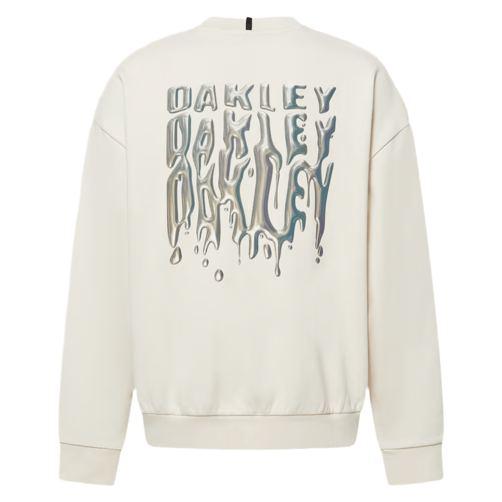 OAKLEY Stacked Metal Sweatshirt Mist Lines Snow Boutique