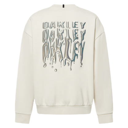 OAKLEY Stacked Metal Sweatshirt Mist Lines Snow Boutique
