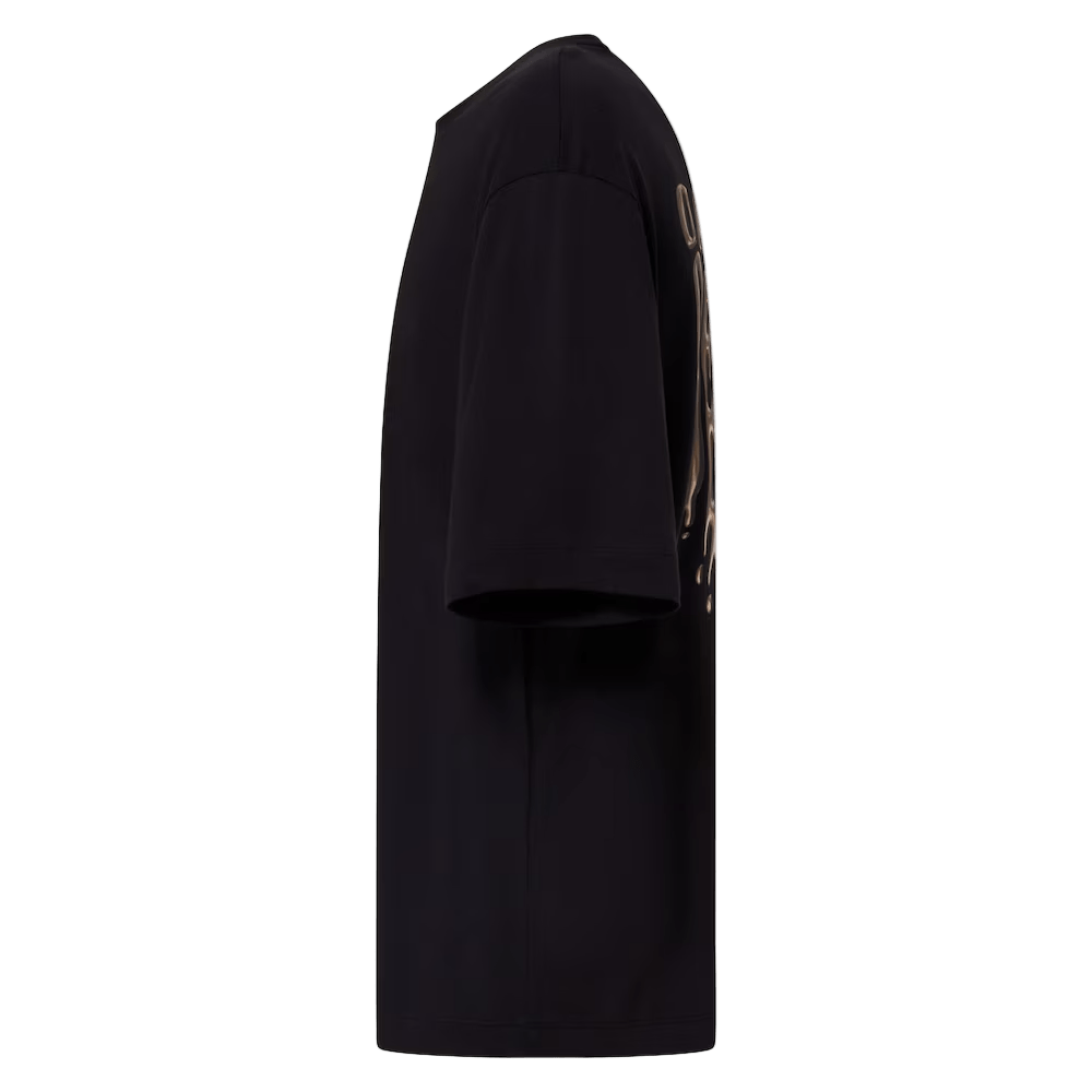 OAKLEY Stacked Metal Tee Blackout Lines Snow Boutique