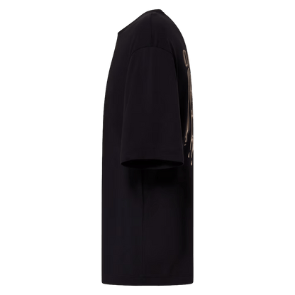 OAKLEY Stacked Metal Tee Blackout Lines Snow Boutique