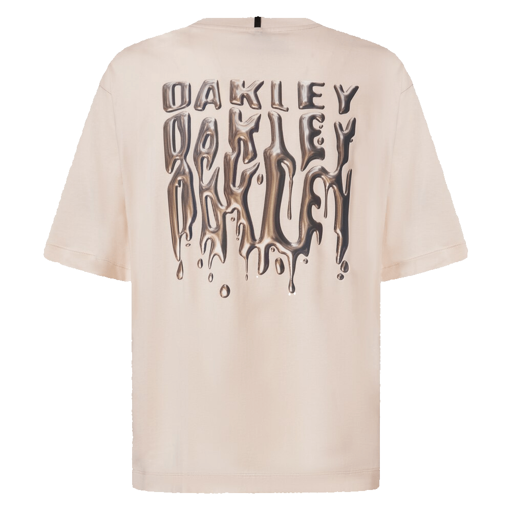 OAKLEY Stacked Metal Tee Mist Lines Snow Boutique