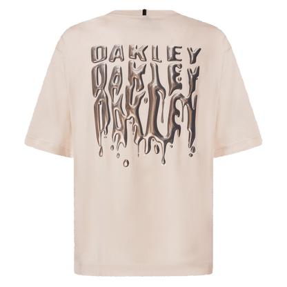 OAKLEY Stacked Metal Tee Mist Lines Snow Boutique