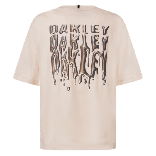 OAKLEY Stacked Metal Tee Mist Lines Snow Boutique