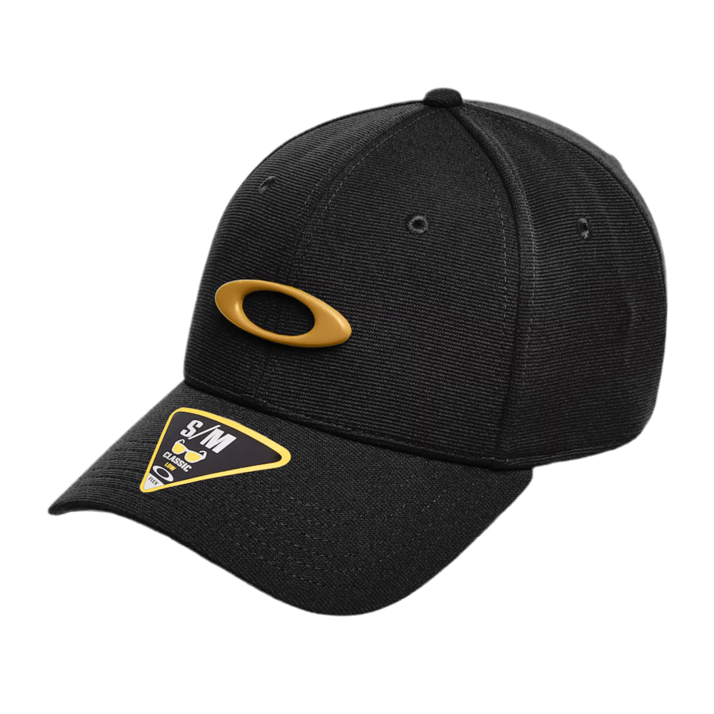 OAKLEY Tincan Cap Blackout/Pure Gold Lines Snow Boutique