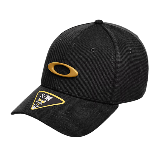 OAKLEY Tincan Cap Blackout/Pure Gold Lines Snow Boutique