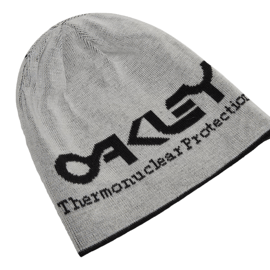 OAKLEY TNP Reversible Beanie Blackout/White Lines Snow Boutique