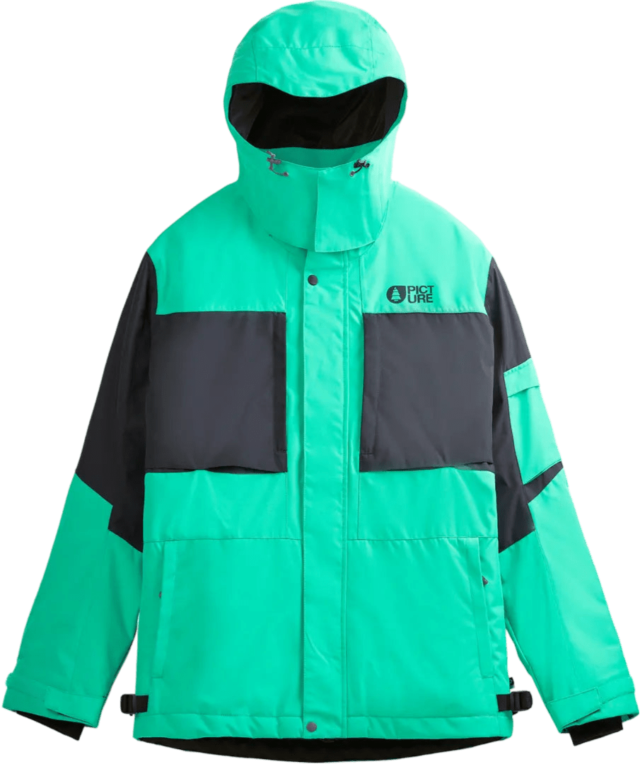 PICTURE Payma Jacket Green Dark Blue Lines Snow Boutique