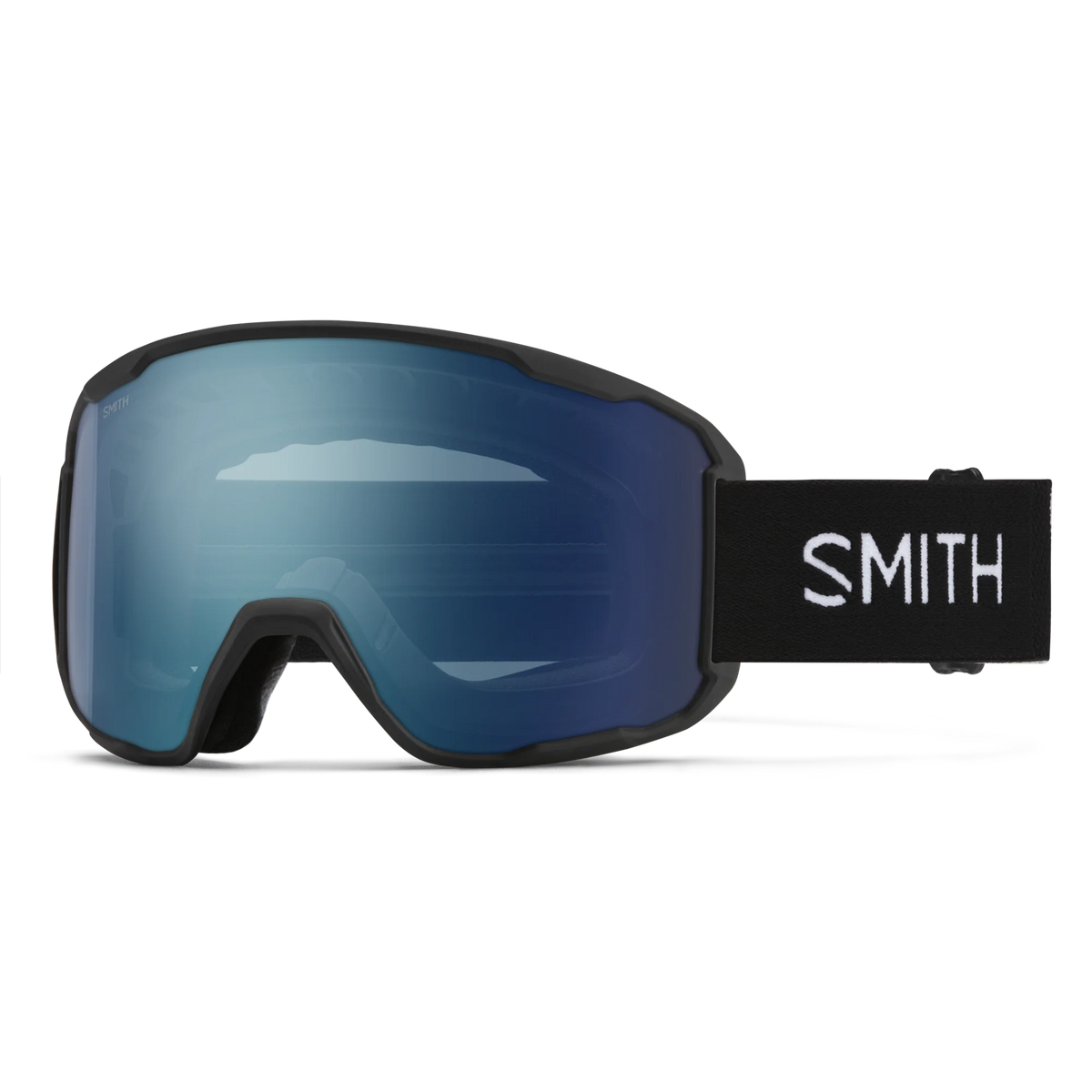 SMITH Preview Black Chromapop Everyday Blue Mirror