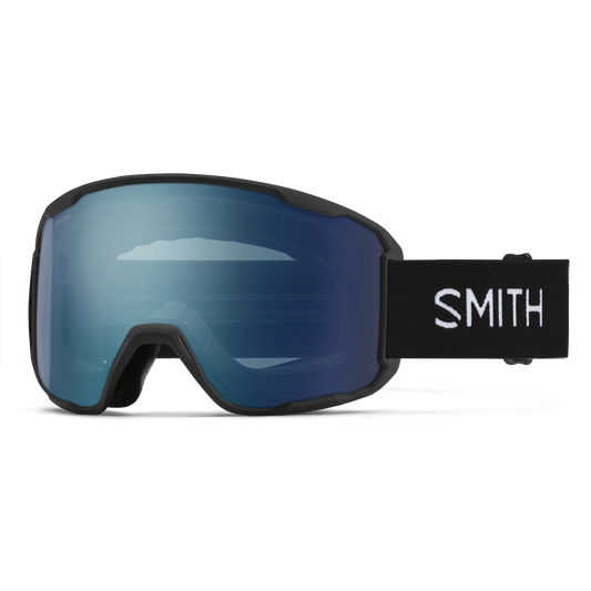 SMITH Preview Black Chromapop Everyday Blue Mirror