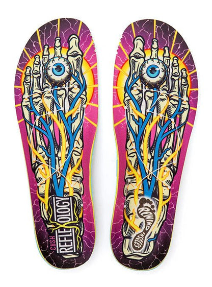 REMIND Insoles Cush Reflexology Lines Snow Boutique