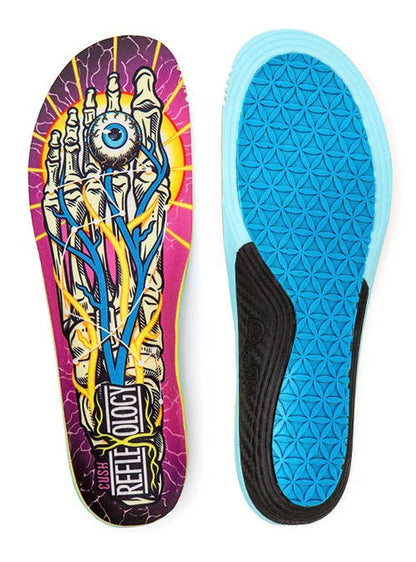 REMIND Insoles Cush Reflexology Lines Snow Boutique