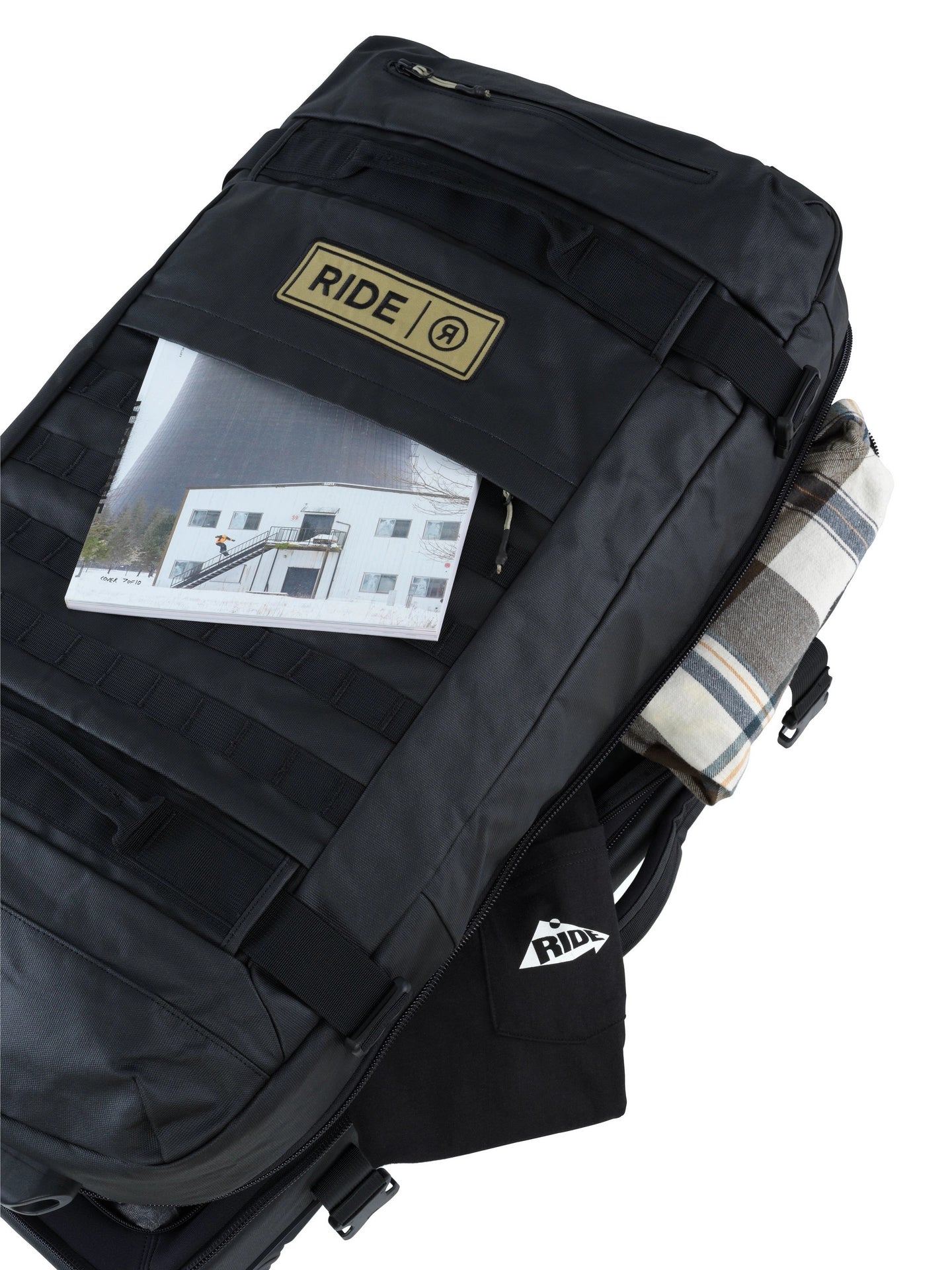 RIDE Luggage Roller Bag Lines Snow Boutique