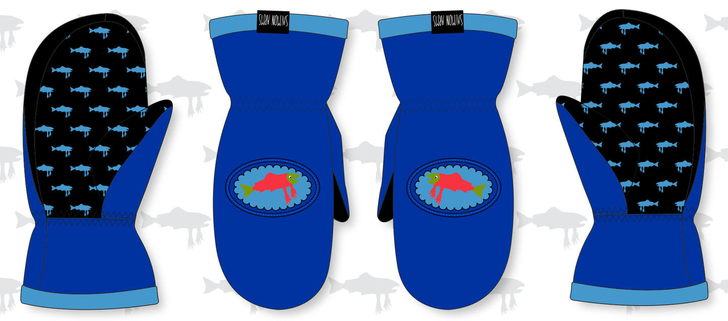SALMON ARMS Team Mitt Waves Lines Snow Boutique