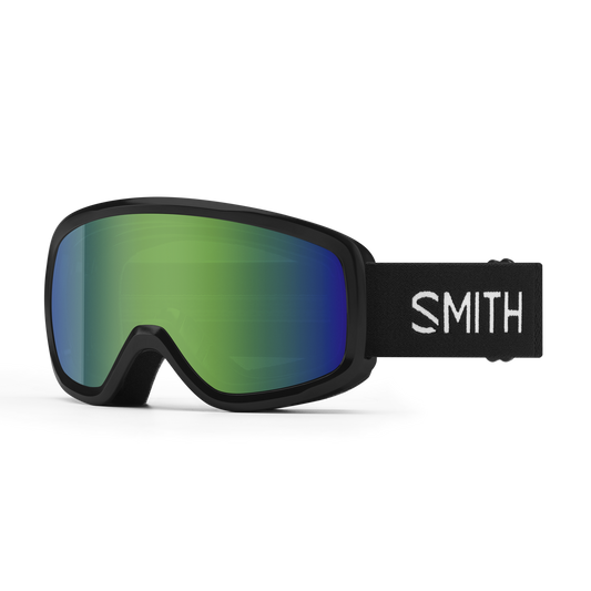 SMITH Snowday Jr Black Green Sol-X Mirror Antifog