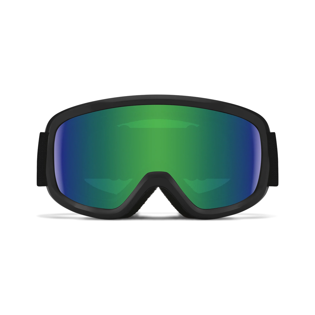 SMITH Snowday Jr Black Green Sol-X Mirror Antifog