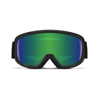 SMITH Snowday Jr Black Green Sol-X Mirror Antifog