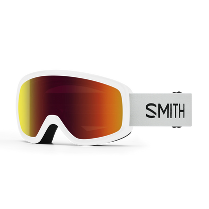 SMITH Snowday Jr White Red Sol-X Mirror Antifog