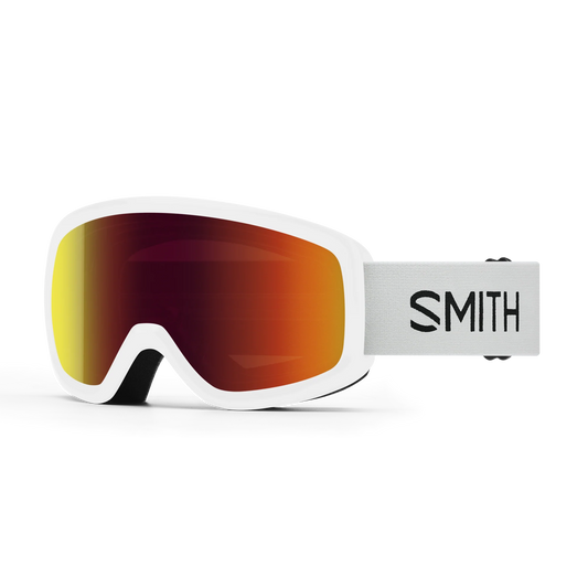 SMITH Snowday Jr White Red Sol-X Mirror Antifog