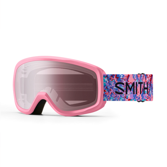 SMITH Snowday Jr Bright Pink Lofi Butterfly Ignitor Mirror Antifog