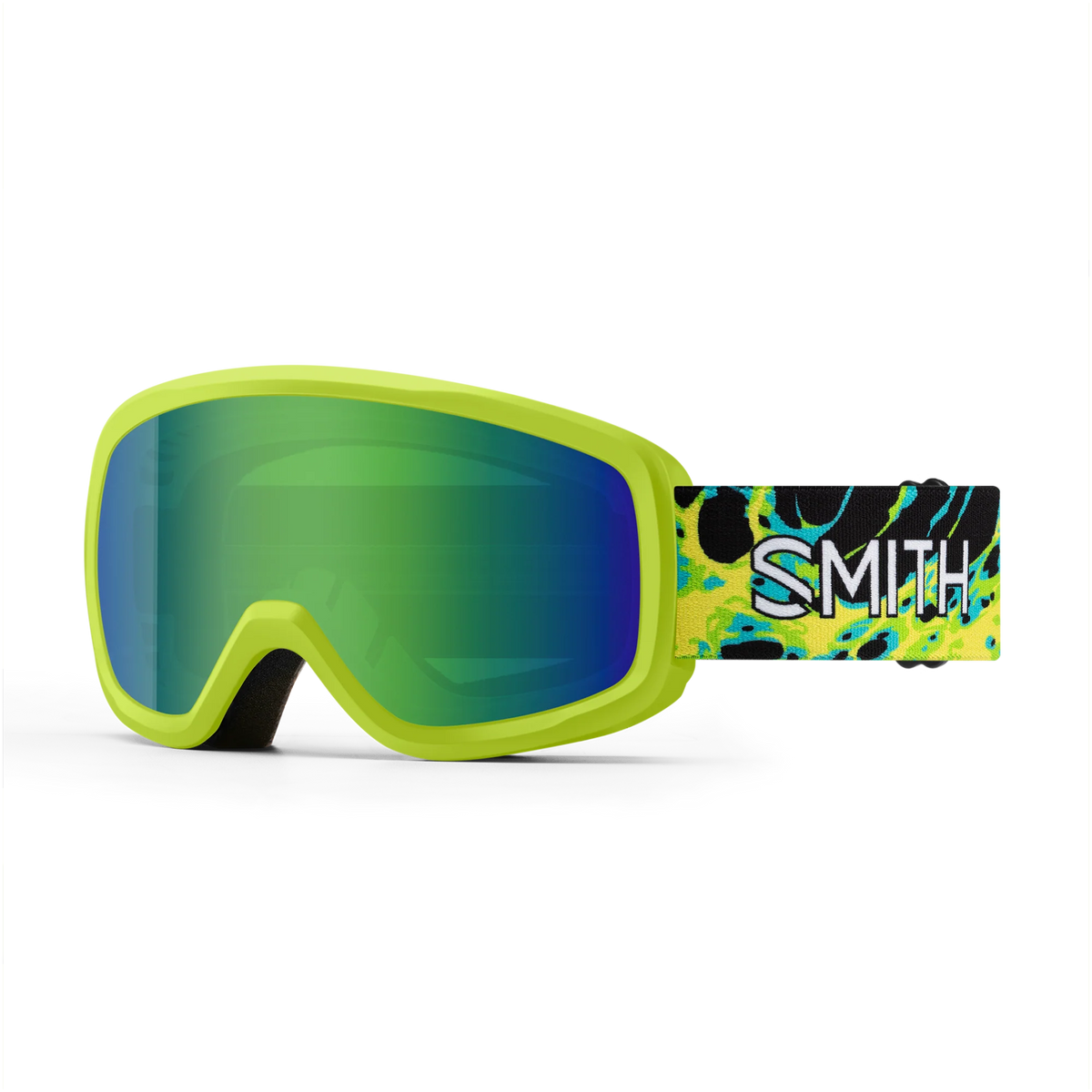 SMITH Snowday Jr Electric Lime Slime Green Solx Mirror Antifog