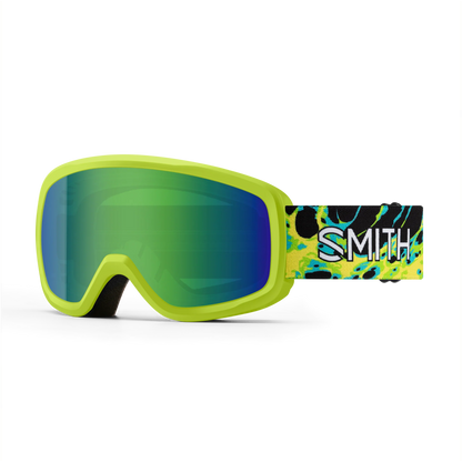 SMITH Snowday Jr Electric Lime Slime Green Solx Mirror Antifog