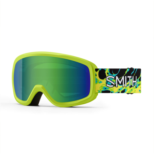 SMITH Snowday Jr Electric Lime Slime Green Solx Mirror Antifog