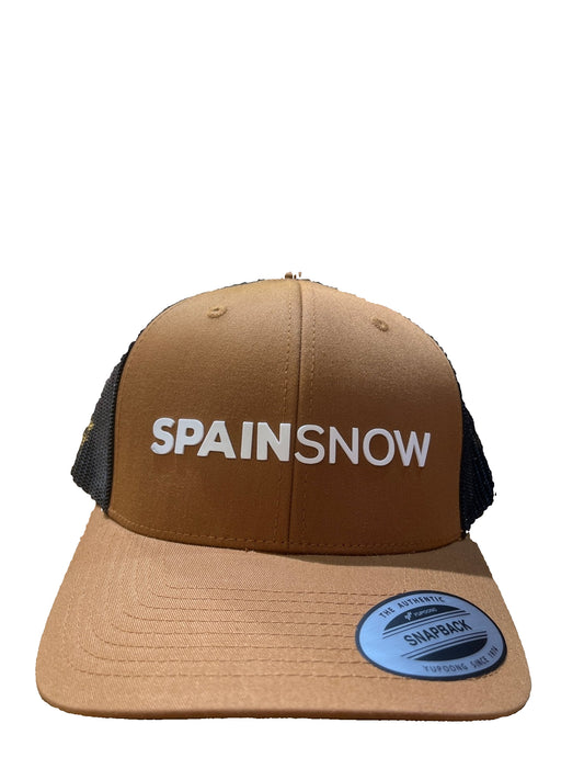 SpainSnow Gorra Marrón/Blanco Lines Snow Boutique