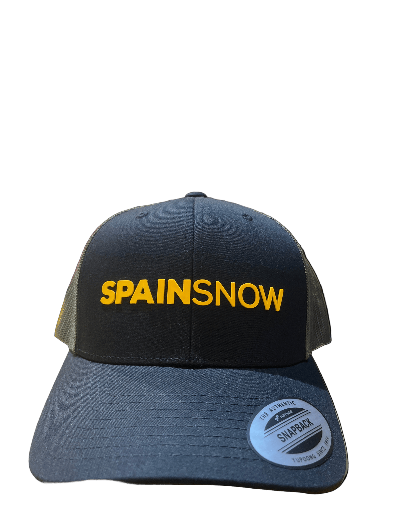 SpainSnow Gorra Negro/Amarillo Lines Snow Boutique