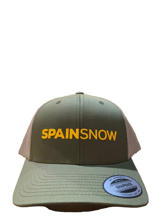 SpainSnow Gorra Verde/Amarillo Lines Snow Boutique